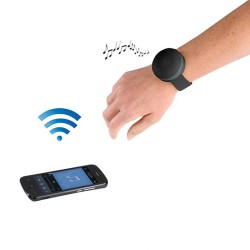 Bracelet haut-parleur noir connecté Bluetooth