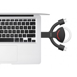 Clé USB, câble data et charge avec 2 ports micro-USB