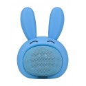 Enceinte Bluetooth rabbit bleu