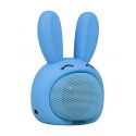 Enceinte Bluetooth rabbit bleu