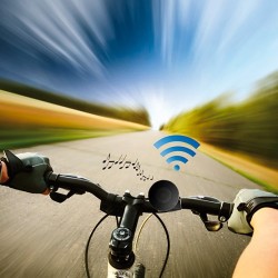 Bracelet haut-parleur noir connecté Bluetooth