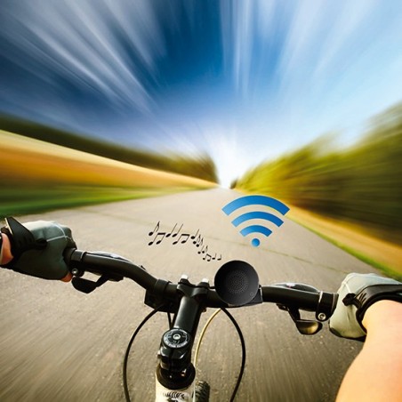 Bracelet haut-parleur noir connecté Bluetooth