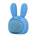 Enceinte Bluetooth rabbit bleu