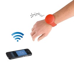 Bracelet haut-parleur rouge connecté Bluetooth