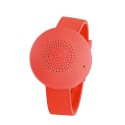 Bracelet haut-parleur rouge connecté Bluetooth