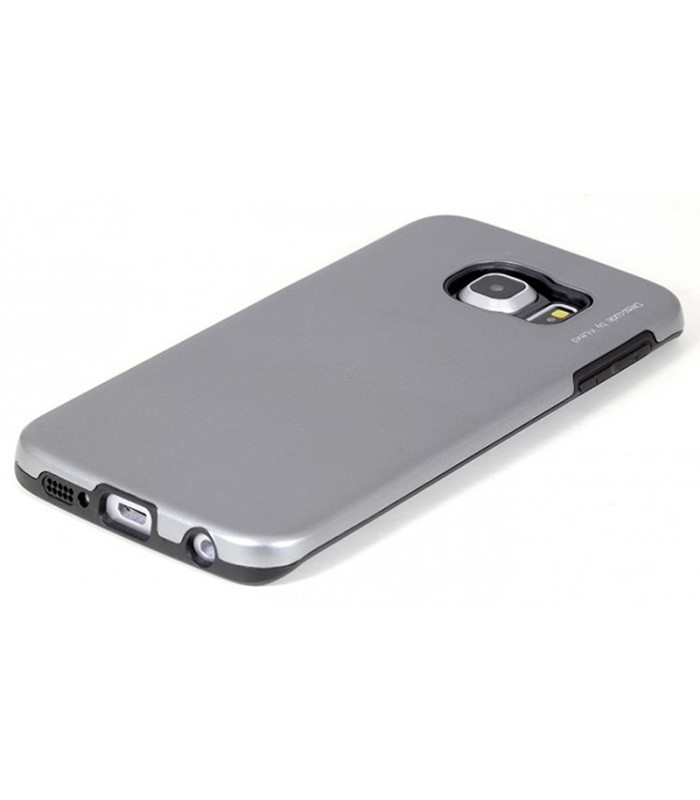 Coque Armor tpu métal grisé Samsung Galaxy S6 Edge