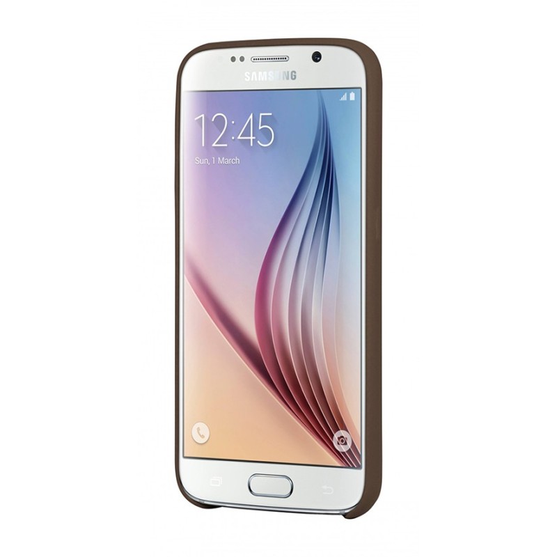 Coque noble series marron Samsung Galaxy S6