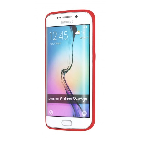 Coque noble series rouge Samsung Galaxy S6 Edge