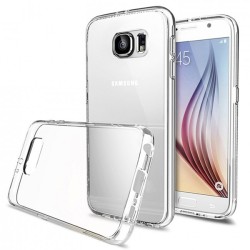 Coque plexiglass contour transparent Samsung Galaxy S6