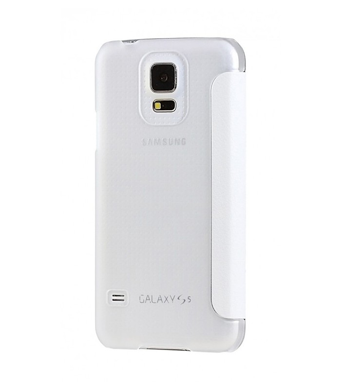 Etui folio cover blanc Samsung Galaxy S5