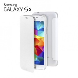 Etui folio cover blanc Samsung Galaxy S5