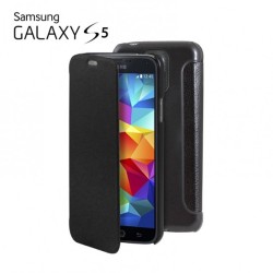 Etui folio cover noir Samsung Galaxy S5