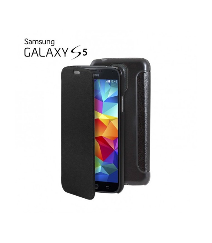 Etui folio cover noir Samsung Galaxy S5
