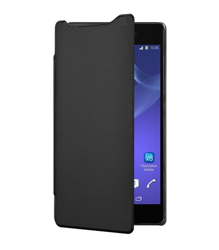 Housse folio articulée classic noire Sony Xperia Z2