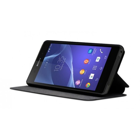 Housse folio articulée classic noire Sony Xperia Z2