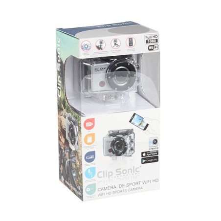 Caméra de sport grise Wifi miniature full HD