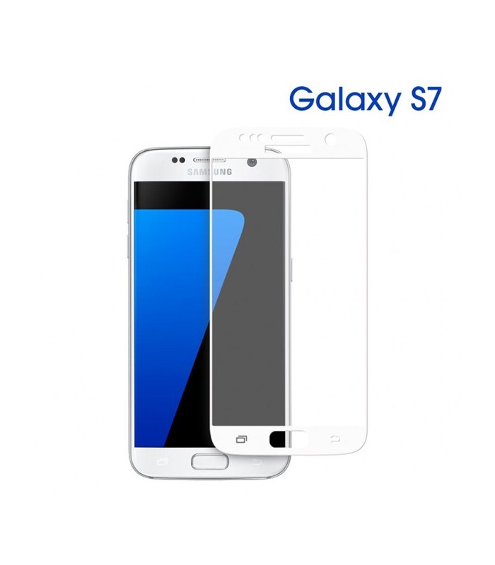 Glass 3D HD full cover blanche Galaxy S7