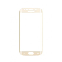 Protection verre trempé 2.5D incurvé gold Galaxy S6 Edge+