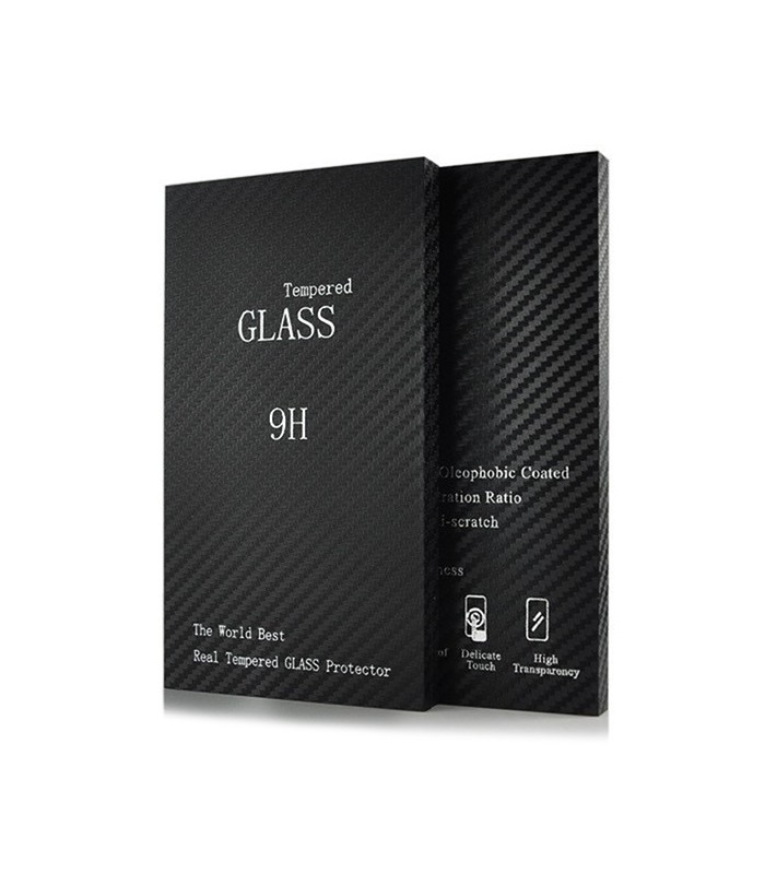 Protection verre trempé 2.5D incurvé noir Galaxy S6 Edge+