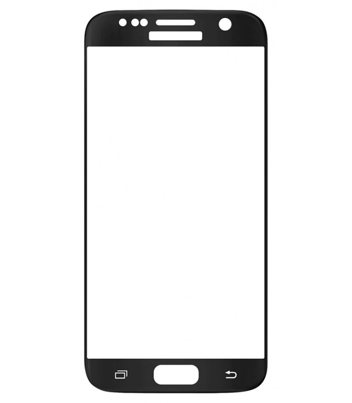 Protection verre trempé 2.5D incurvé noir Galaxy S7