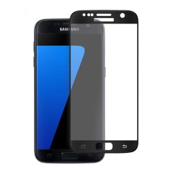 Protection verre trempé 2.5D incurvé noir Galaxy S7
