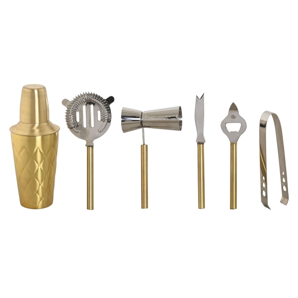 coffret-accessoires-cocktail-doré-shaker-jigger-passoire-strainer-décapsuleur-couteau-bar-pince-à-glaçons-acier-inoxydable-kit-mixologie-ustensiles-bar-design-élégant